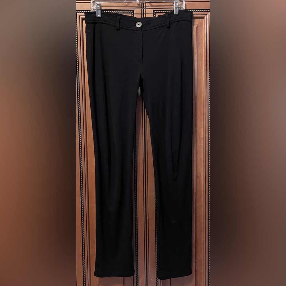 MaxMara Jersey Knit Black Pants. Soft & Stretchy. Size Large.